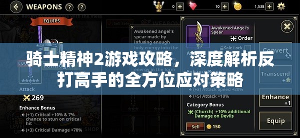 騎士精神2游戲攻略，深度解析反打高手的全方位應(yīng)對策略