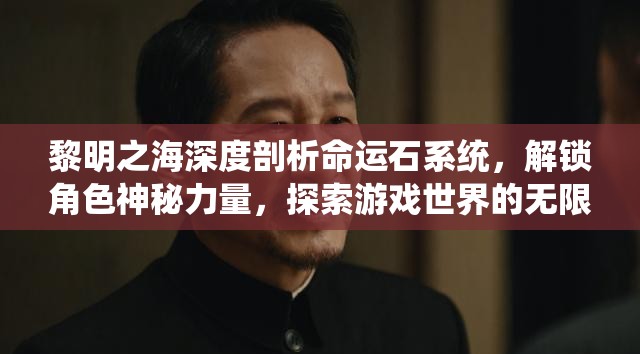 黎明之海深度剖析命運(yùn)石系統(tǒng)，解鎖角色神秘力量，探索游戲世界的無限可能