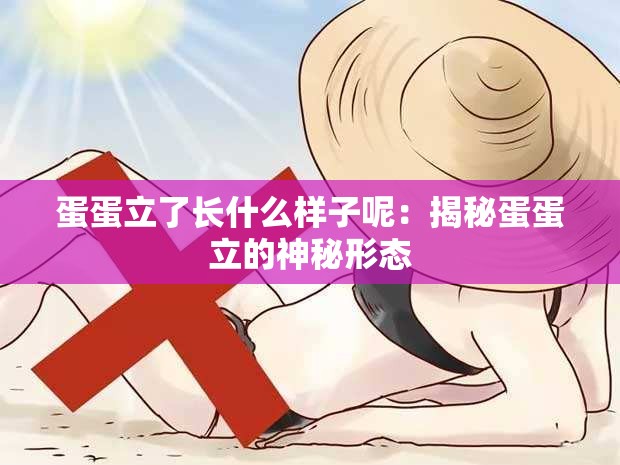 蛋蛋立了長什么樣子呢：揭秘蛋蛋立的神秘形態(tài)