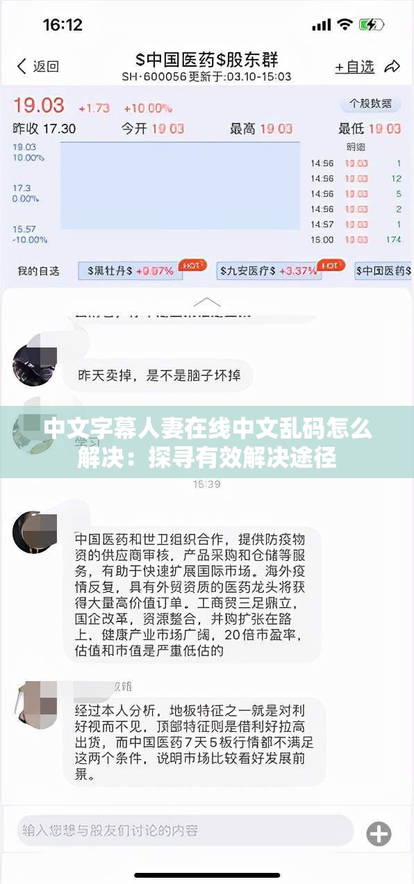 中文字幕人妻在線中文亂碼怎么解決：探尋有效解決途徑