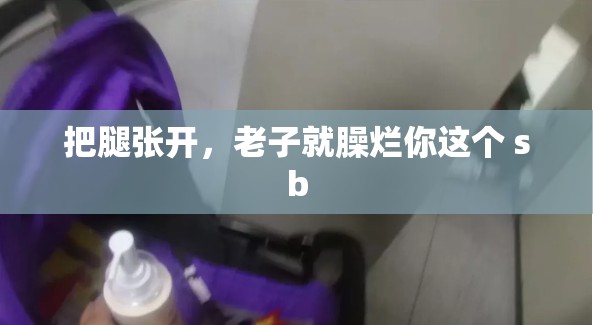 把腿張開(kāi)，老子就臊爛你這個(gè) sb