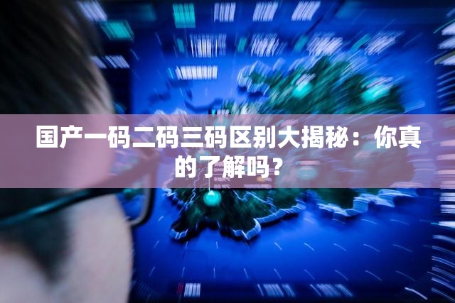 國(guó)產(chǎn)一碼二碼三碼區(qū)別大揭秘：你真的了解嗎？