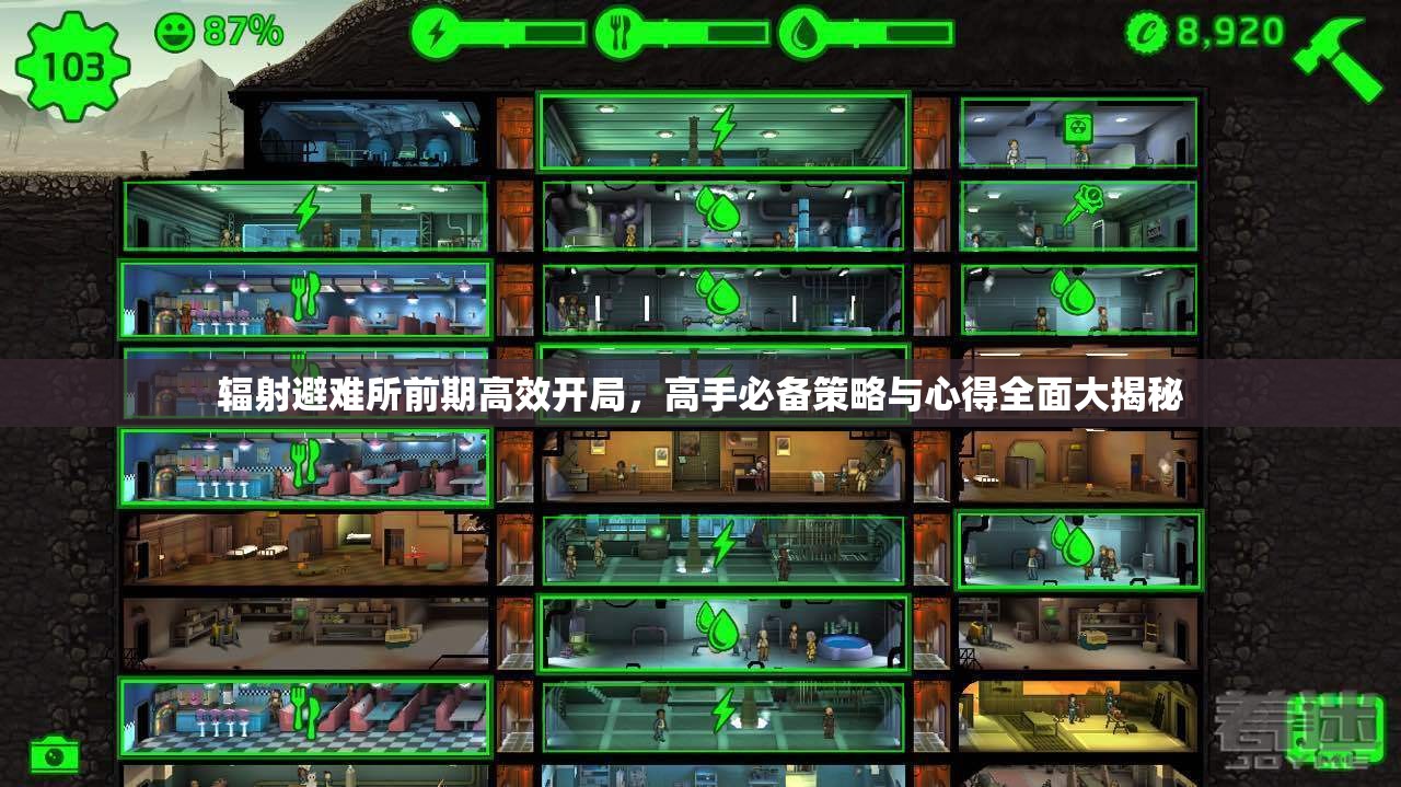 輻射避難所前期高效開局，高手必備策略與心得全面大揭秘