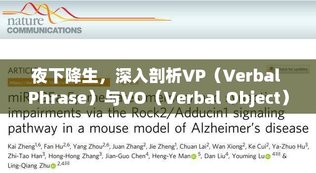 夜下降生，深入剖析VP（Verbal Phrase）與VO（Verbal Object）系統(tǒng)的運(yùn)作機(jī)制