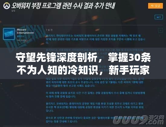 守望先鋒深度剖析，掌握30條不為人知的冷知識，新手玩家光速進(jìn)階大神之路