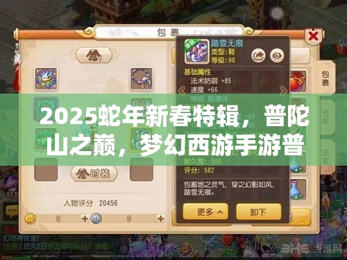 2025蛇年新春特輯，普陀山之巔，夢(mèng)幻西游手游普陀變身卡精選推薦