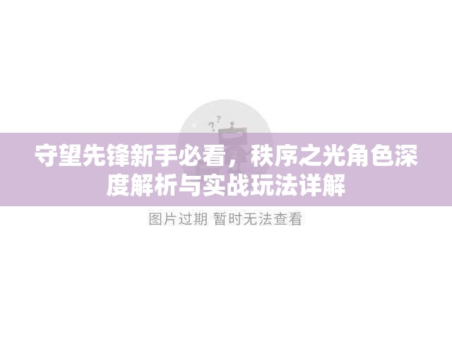 守望先鋒新手必看，秩序之光角色深度解析與實戰(zhàn)玩法詳解