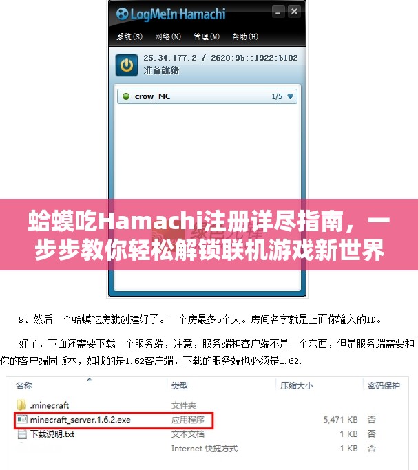 蛤蟆吃Hamachi注冊詳盡指南，一步步教你輕松解鎖聯(lián)機(jī)游戲新世界