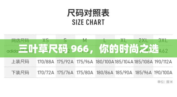 三葉草尺碼 966，你的時尚之選