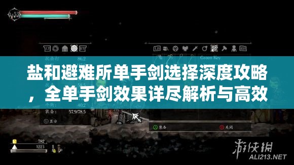 鹽和避難所單手劍選擇深度攻略，全單手劍效果詳盡解析與高效資源管理技巧