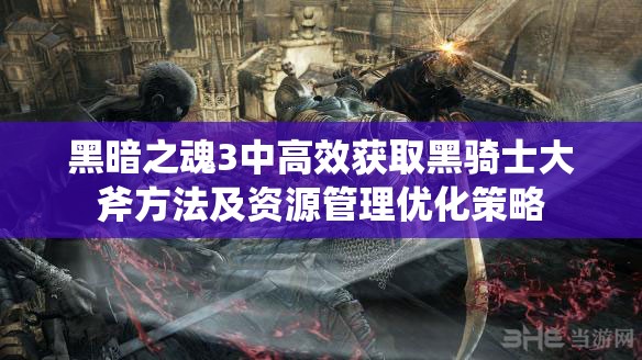 黑暗之魂3中高效獲取黑騎士大斧方法及資源管理優(yōu)化策略