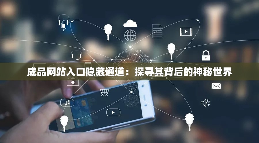 成品網(wǎng)站入口隱藏通道：探尋其背后的神秘世界