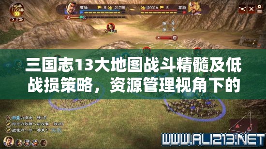 三國志13大地圖戰(zhàn)斗精髓及低戰(zhàn)損策略，資源管理視角下的關(guān)鍵要點(diǎn)解析