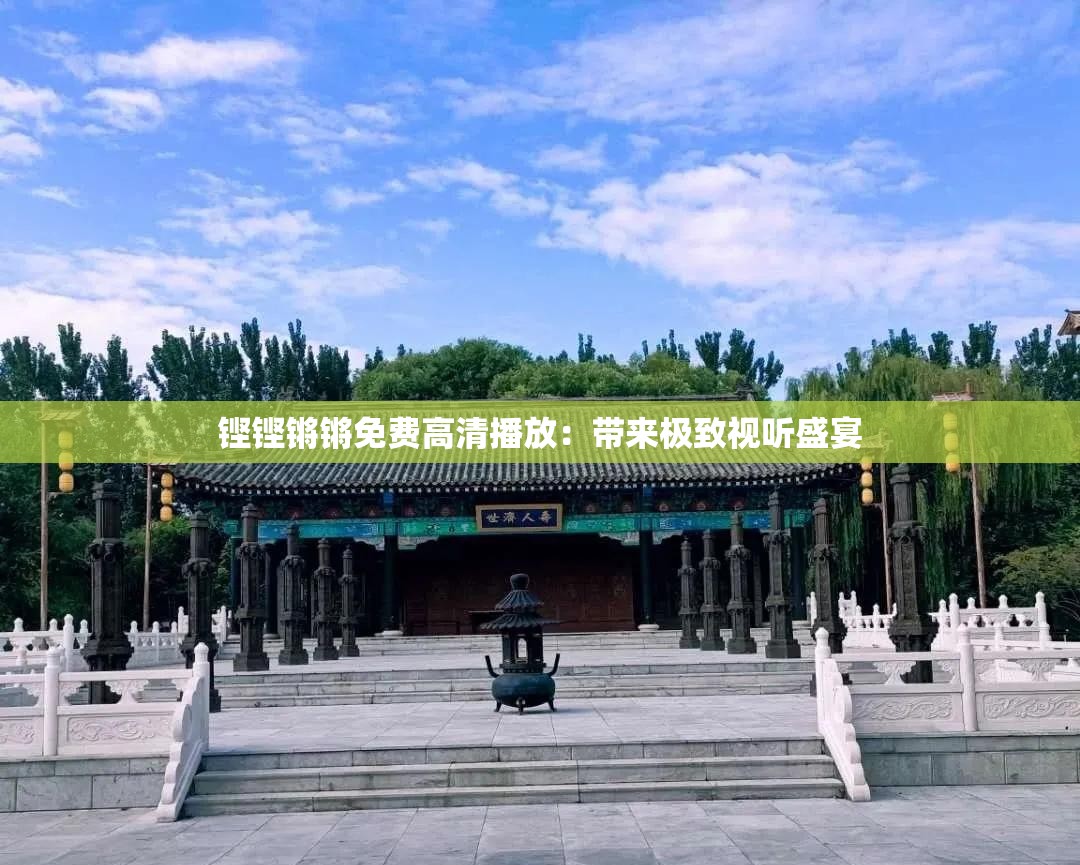 鏗鏗鏘鏘免費(fèi)高清播放：帶來極致視聽盛宴