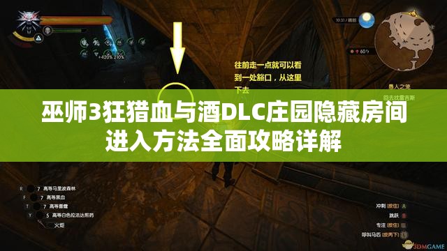 巫師3狂獵血與酒DLC莊園隱藏房間進(jìn)入方法全面攻略詳解