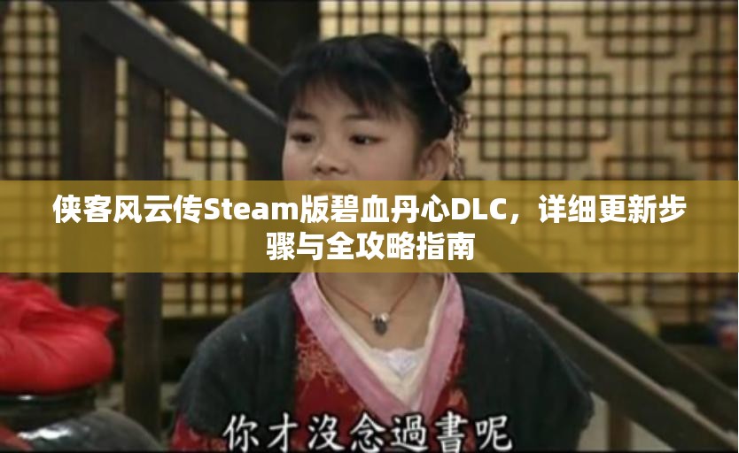俠客風(fēng)云傳Steam版碧血丹心DLC，詳細(xì)更新步驟與全攻略指南