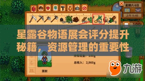 星露谷物語展會評分提升秘籍，資源管理的重要性及高效實(shí)施策略
