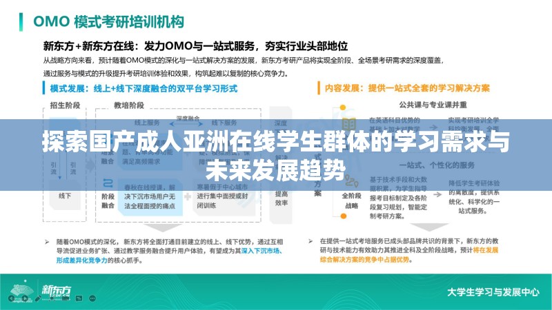 探索國(guó)產(chǎn)成人亞洲在線(xiàn)學(xué)生群體的學(xué)習(xí)需求與未來(lái)發(fā)展趨勢(shì)