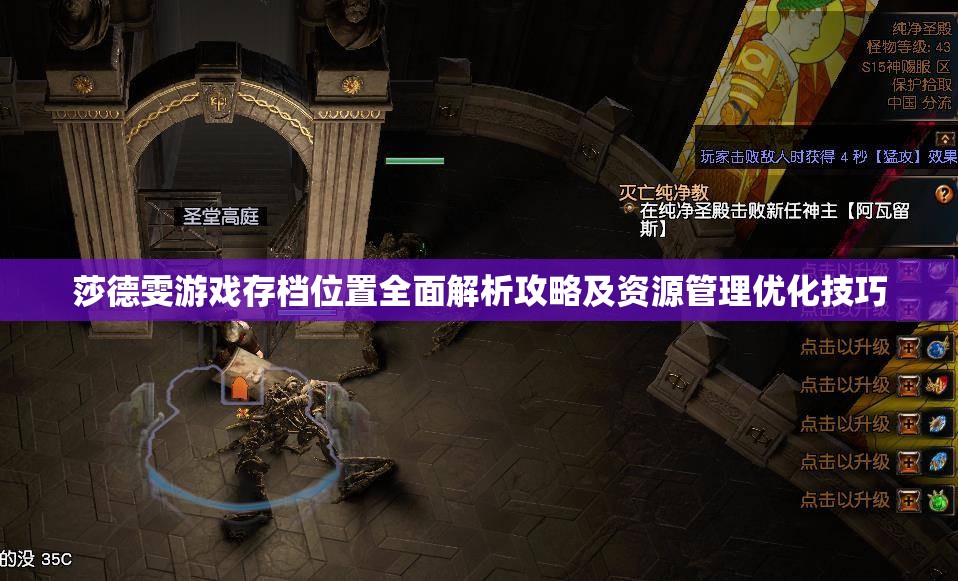 莎德雯游戲存檔位置全面解析攻略及資源管理優(yōu)化技巧