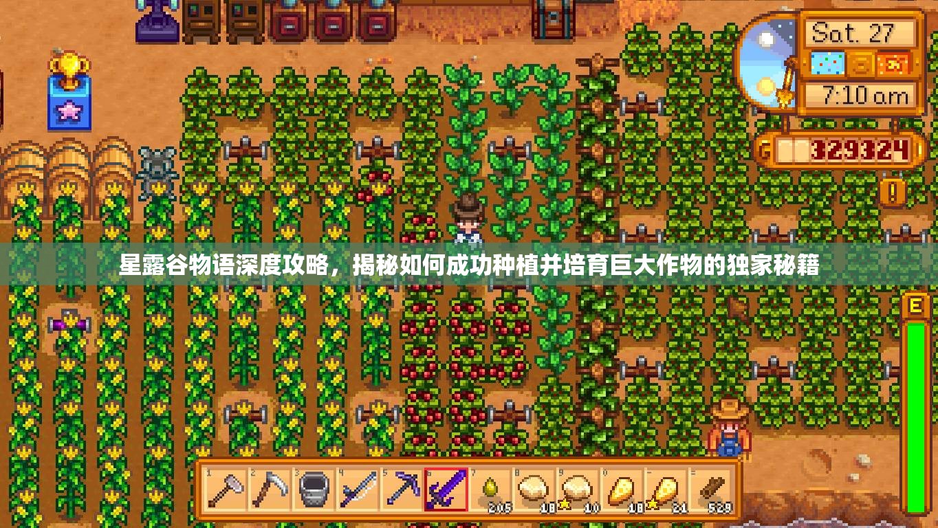 星露谷物語深度攻略，揭秘如何成功種植并培育巨大作物的獨家秘籍