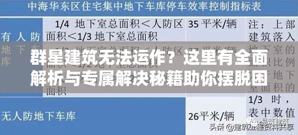 群星建筑無法運作？這里有全面解析與專屬解決秘籍助你擺脫困境！