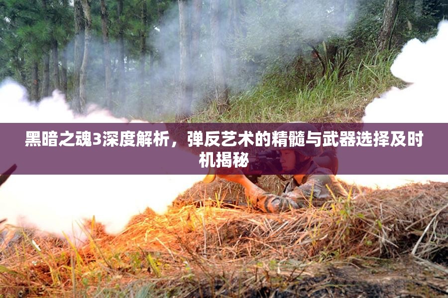 黑暗之魂3深度解析，彈反藝術(shù)的精髓與武器選擇及時機(jī)揭秘