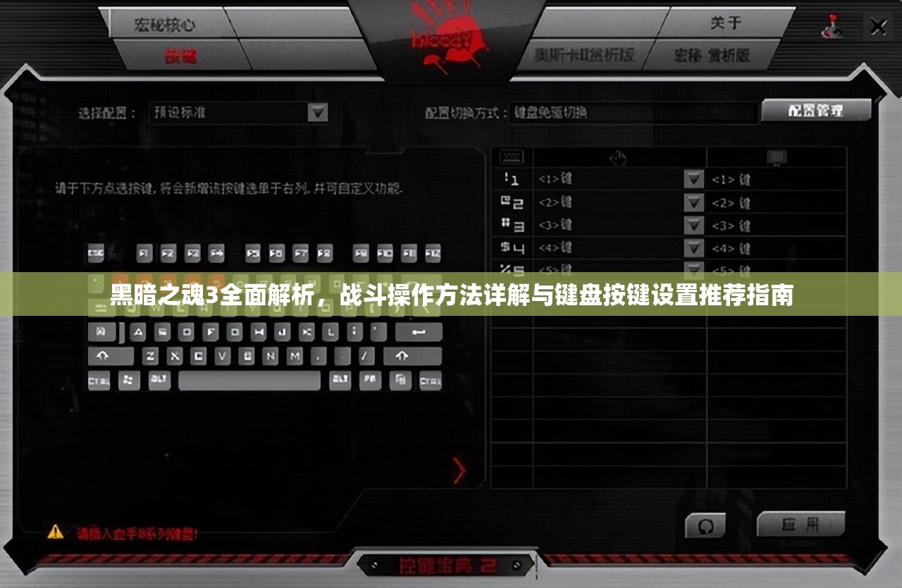 黑暗之魂3全面解析，戰(zhàn)斗操作方法詳解與鍵盤(pán)按鍵設(shè)置推薦指南