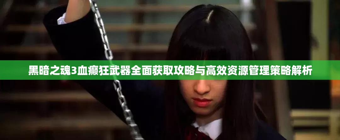 黑暗之魂3血癲狂武器全面獲取攻略與高效資源管理策略解析