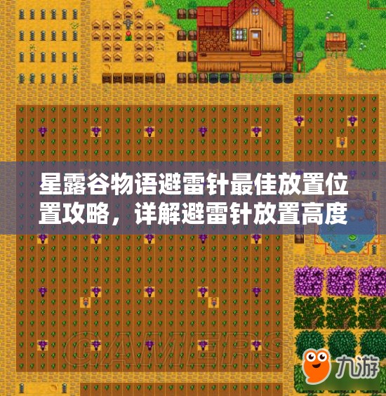 星露谷物語避雷針最佳放置位置攻略，詳解避雷針放置高度、覆蓋與安全原則