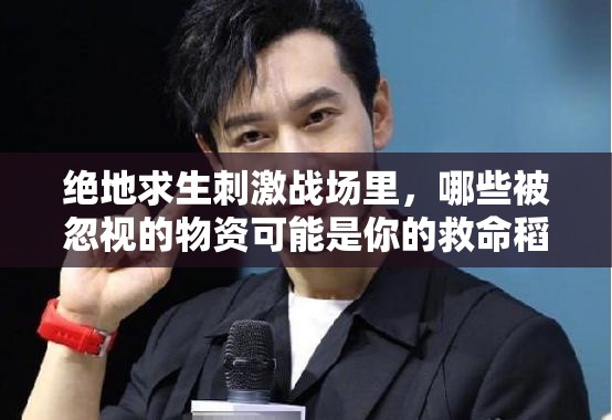 絕地求生刺激戰(zhàn)場里，哪些被忽視的物資可能是你的救命稻草？