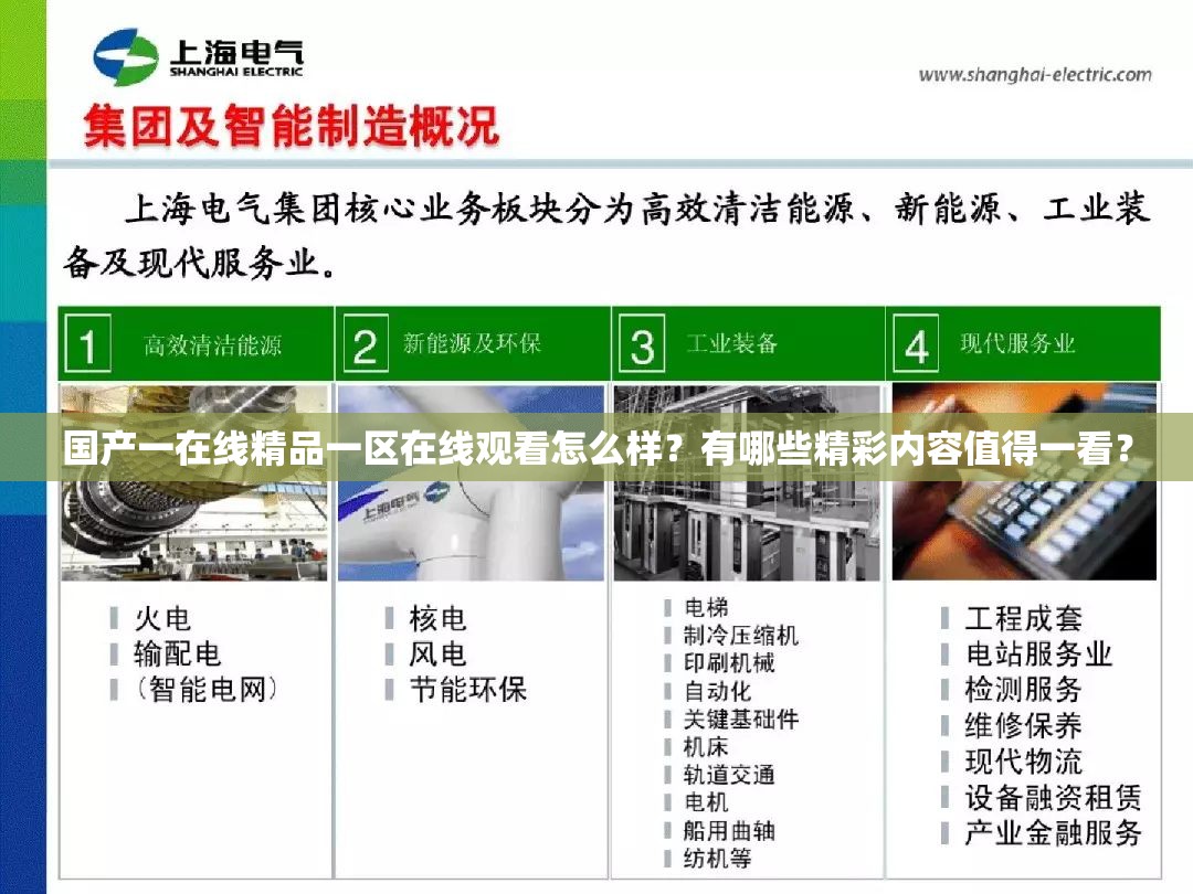 國產(chǎn)一在線精品一區(qū)在線觀看怎么樣？有哪些精彩內(nèi)容值得一看？