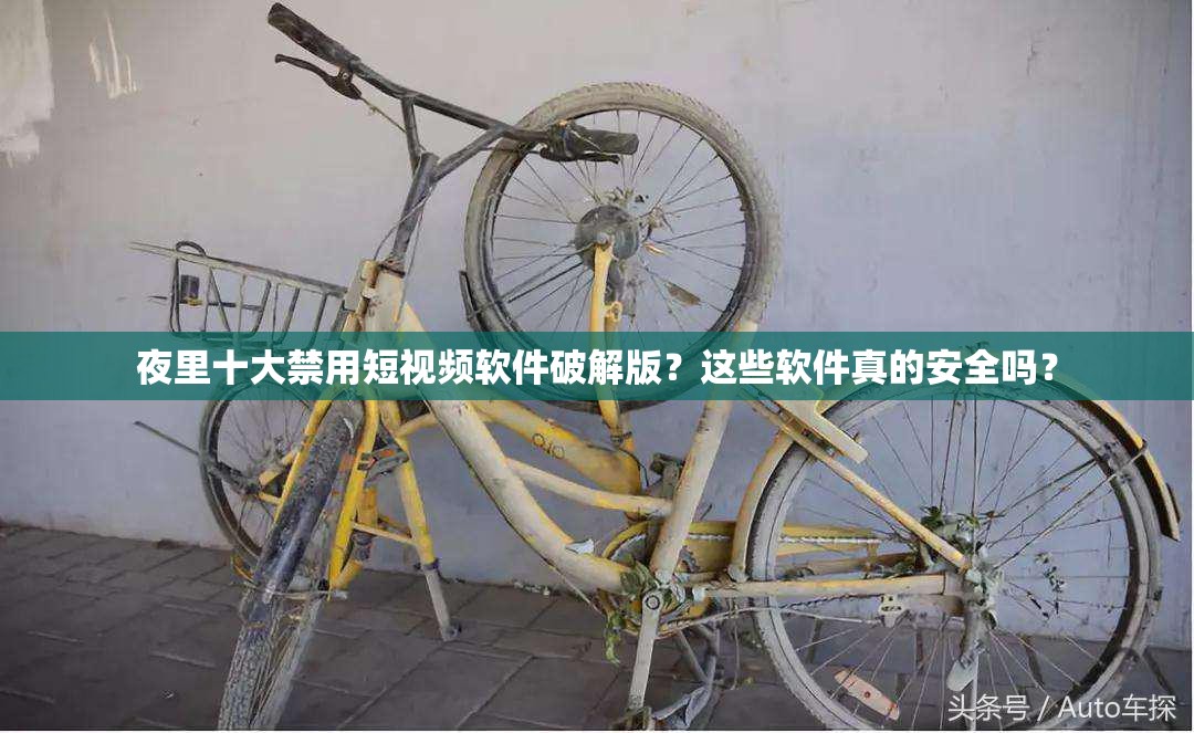 夜里十大禁用短視頻軟件破解版？這些軟件真的安全嗎？