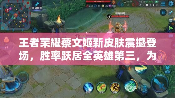 王者榮耀蔡文姬新皮膚震撼登場(chǎng)，勝率躍居全英雄第三，為何如此強(qiáng)勢(shì)？