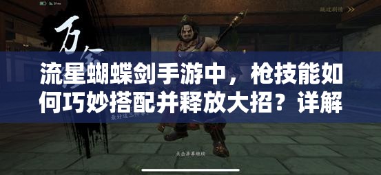 流星蝴蝶劍手游中，槍技能如何巧妙搭配并釋放大招？詳解攻略來(lái)了！