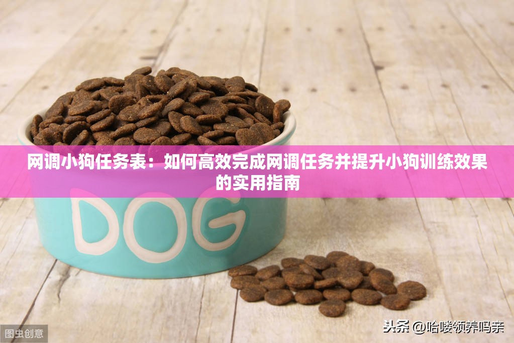 網(wǎng)調(diào)小狗任務(wù)表：如何高效完成網(wǎng)調(diào)任務(wù)并提升小狗訓(xùn)練效果的實用指南