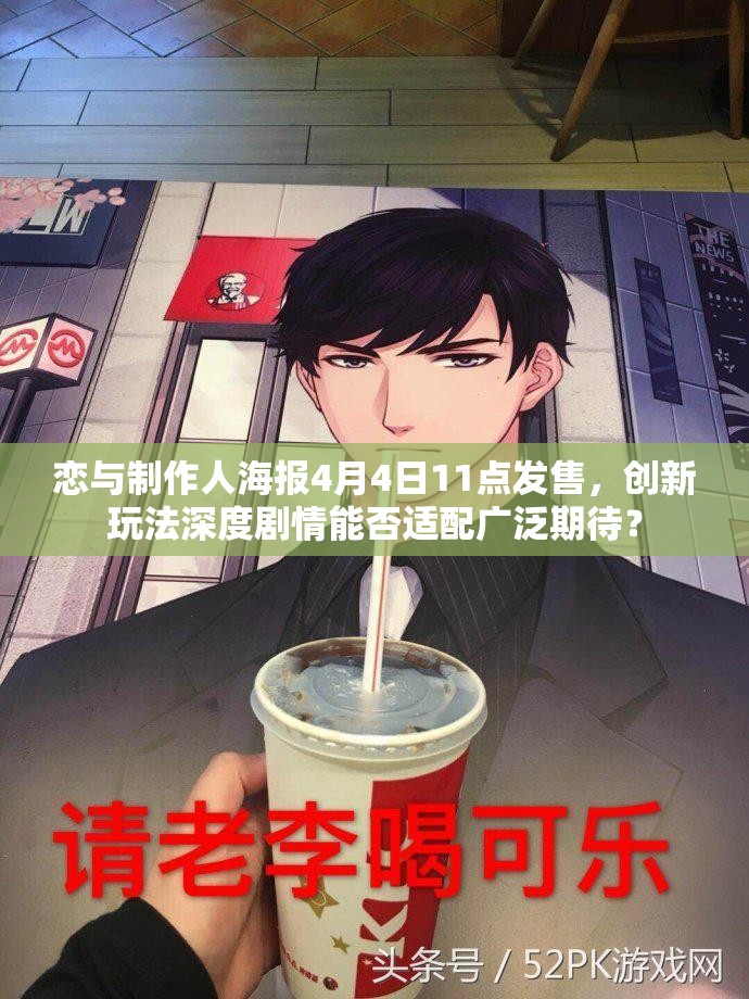 戀與制作人海報(bào)4月4日11點(diǎn)發(fā)售，創(chuàng)新玩法深度劇情能否適配廣泛期待？
