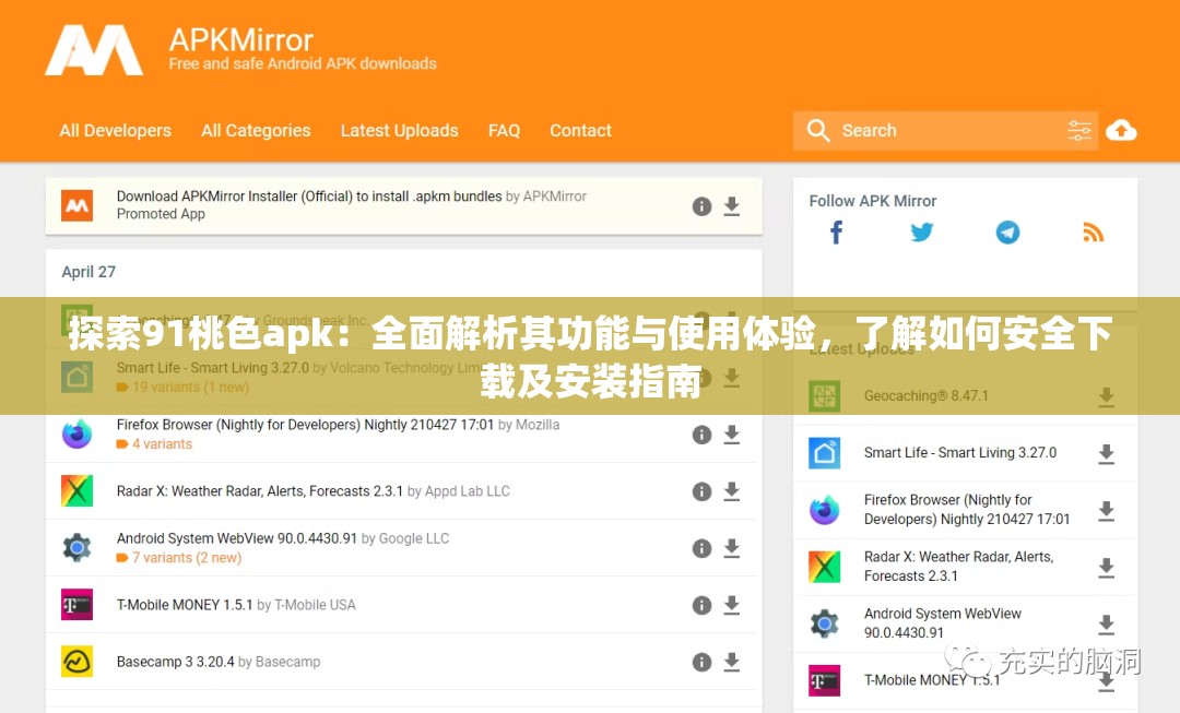 探索91桃色apk：全面解析其功能與使用體驗(yàn)，了解如何安全下載及安裝指南