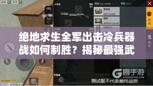 絕地求生全軍出擊冷兵器戰(zhàn)如何制勝？揭秘最強武器究竟是誰？