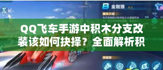 QQ飛車(chē)手游中積木分支改裝該如何抉擇？全面解析積木改裝方案！