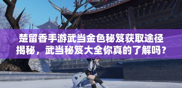 楚留香手游武當(dāng)金色秘笈獲取途徑揭秘，武當(dāng)秘笈大全你真的了解嗎？
