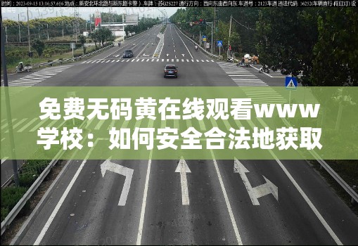 免費無碼黃在線觀看www學校：如何安全合法地獲取教育資源與在線學習平臺推薦