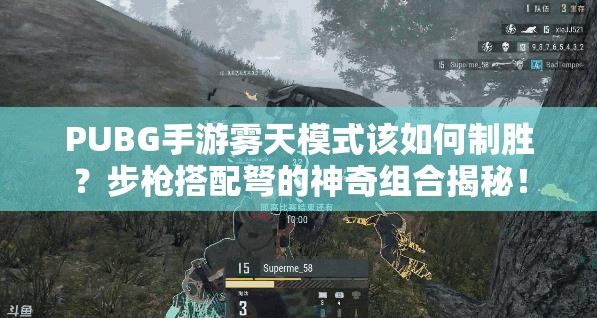 PUBG手游霧天模式該如何制勝？步槍搭配弩的神奇組合揭秘！