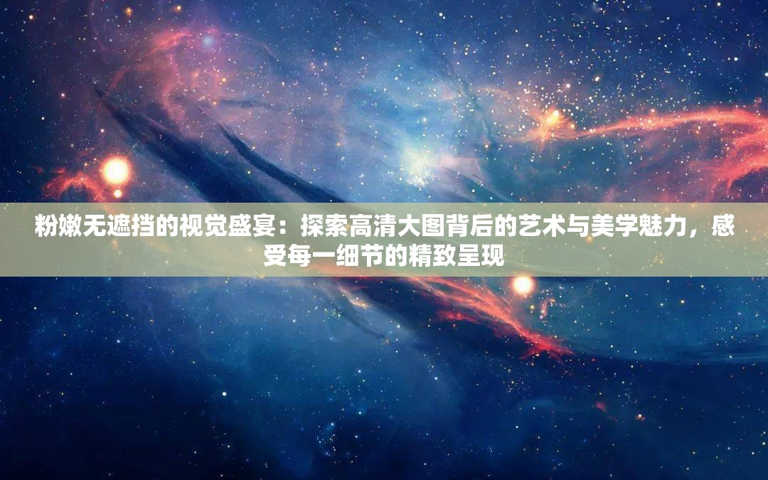 粉嫩無(wú)遮擋的視覺(jué)盛宴：探索高清大圖背后的藝術(shù)與美學(xué)魅力，感受每一細(xì)節(jié)的精致呈現(xiàn)
