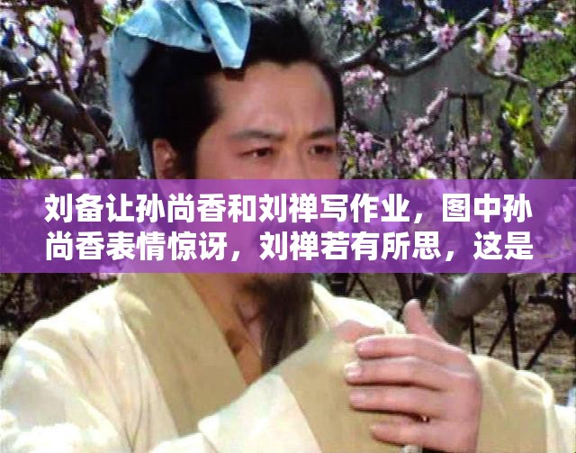 劉備讓孫尚香和劉禪寫作業(yè)，圖中孫尚香表情驚訝，劉禪若有所思，這是什么情況？