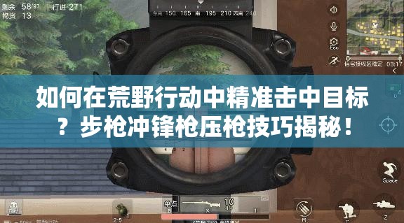如何在荒野行動中精準(zhǔn)擊中目標(biāo)？步槍沖鋒槍壓槍技巧揭秘！