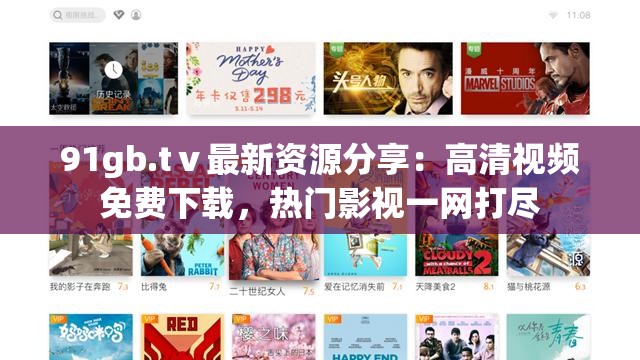 91gb.tⅴ最新資源分享：高清視頻免費下載，熱門影視一網(wǎng)打盡