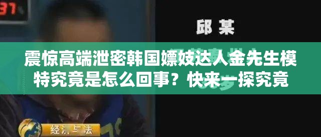 震驚高端泄密韓國(guó)嫖妓達(dá)人金先生模特究竟是怎么回事？快來(lái)一探究竟