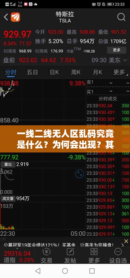 一線二線無人區(qū)亂碼究竟是什么？為何會出現(xiàn)？其背后隱藏著怎樣的秘密？