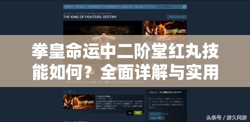 拳皇命運(yùn)中二階堂紅丸技能如何？全面詳解與實(shí)用分析揭秘！