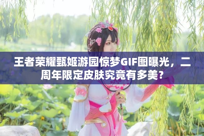 王者榮耀甄姬游園驚夢GIF圖曝光，二周年限定皮膚究竟有多美？